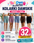 Kolarki Damskie Fitness Joga Mix Kolorów