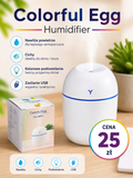 Colorful Egg Humidifier – nawilżacz powietrza USB z kolorowym podświetleniem LED
