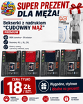 Bokserki męskie z nadrukiem Cudowny Mąż Premium C+3