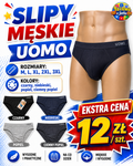 Slipy męskie UOMO różne kolory rozmiary M-3XL