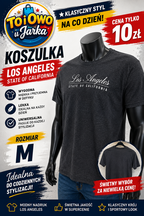 Koszulka męska Los Angeles State of California rozmiar M
